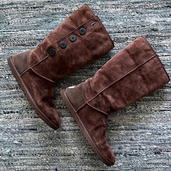 UGG Lo Pro Button Suede Boots - Picture 9 of 9